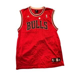 NWOT Adidas Chicago Bulls Derrick Rose Chicago Bulls Basketball Jersey Red Black